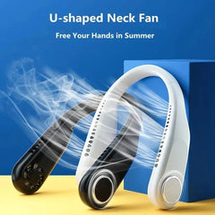 Portable U-Shaped Neck Fan – Hands-Free Cooling Comfort